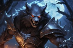 LOL格斗游戏狼人角色携嗜血技能登场，全新血月杀模式同步开启，海外公测即将来袭